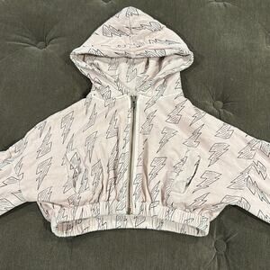 Stem lightning bolt ⚡️ crop hoodie size 2